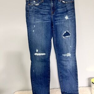 J. Crew Women's Blue Toothpick Jeans sz 29